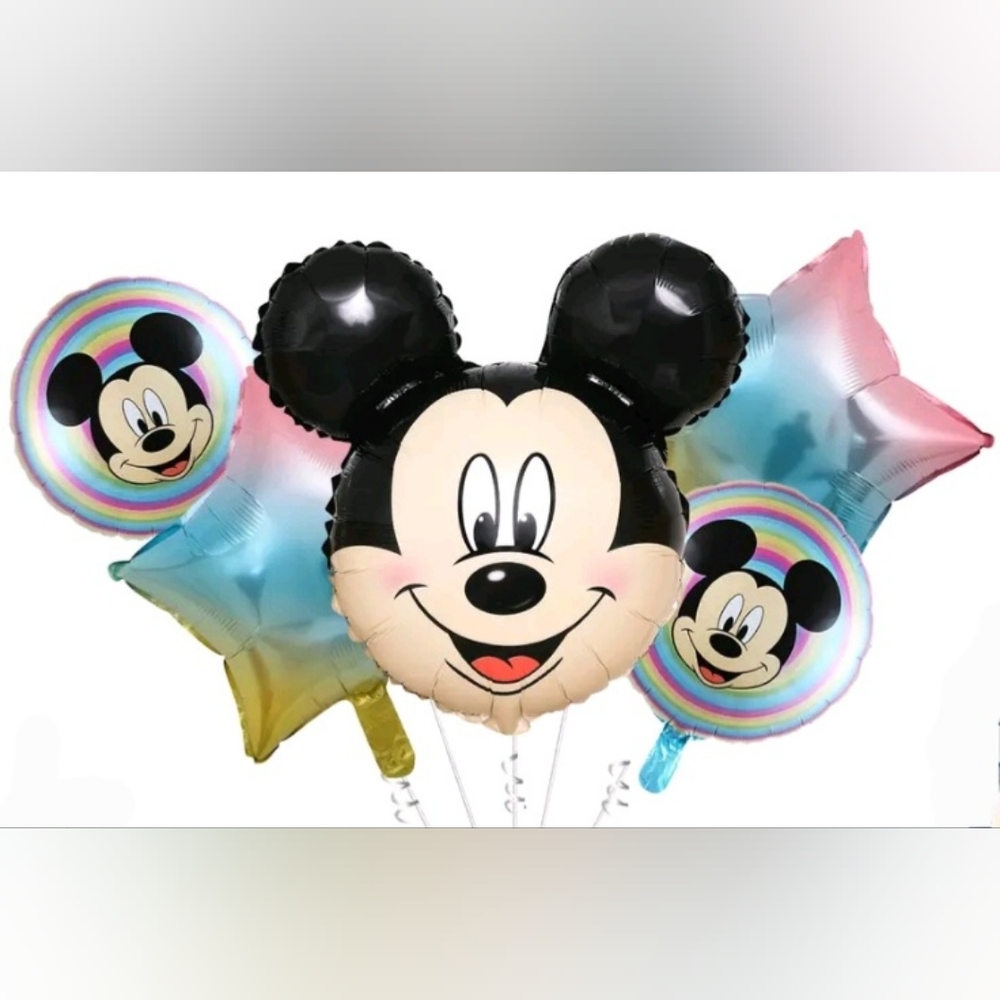 SPECIAL ORDER MICKEY MOUSE BALLOON BOUQUET GENDER REVEAL BABY SHOWER BIRTHDAY